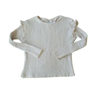 Zara Ribbed Long Sleeve Top